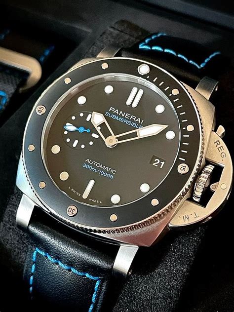 panerai submersible 1950 replica|Panerai aluminum submersible.